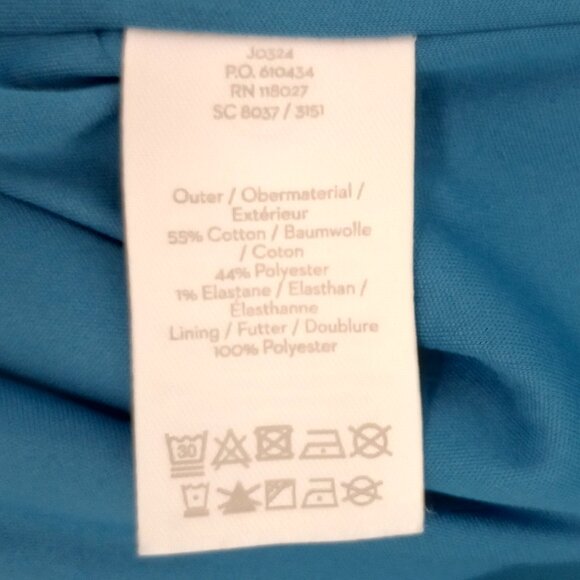 Boden Laura Ottoman Midi Dress in Drummer Blue - Picture 10 of 11